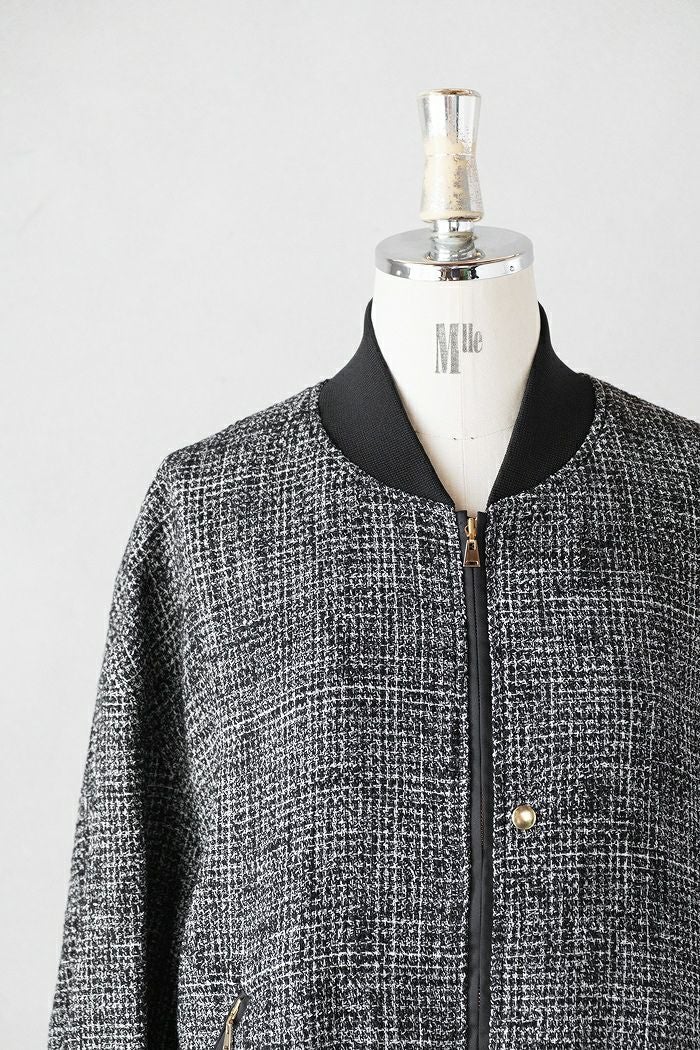 CULLNI クルニ Butcher Tweed MA-1(24AW) | T.T. GARRET