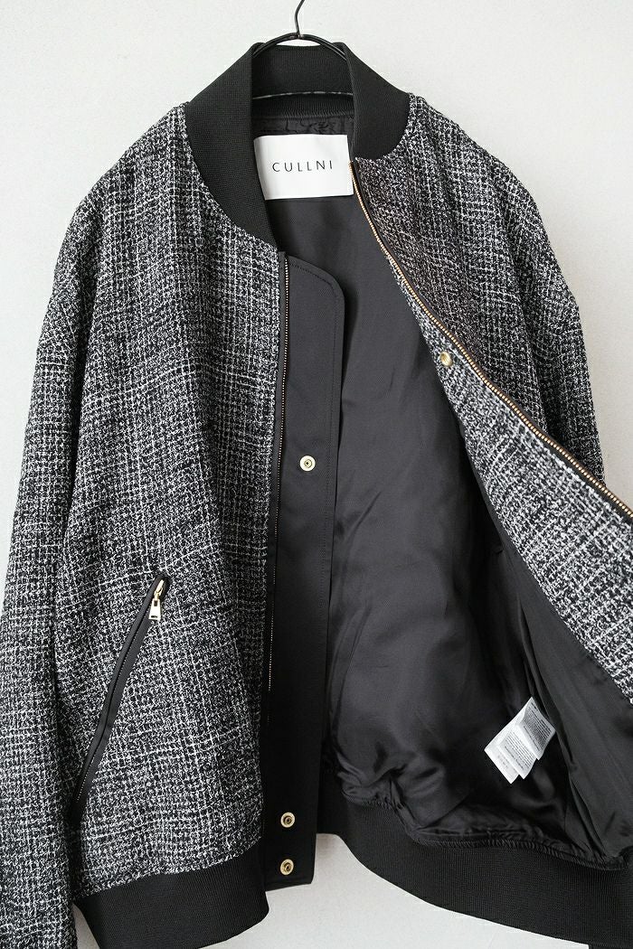 CULLNI クルニ Butcher Tweed MA-1(24AW) | T.T. GARRET