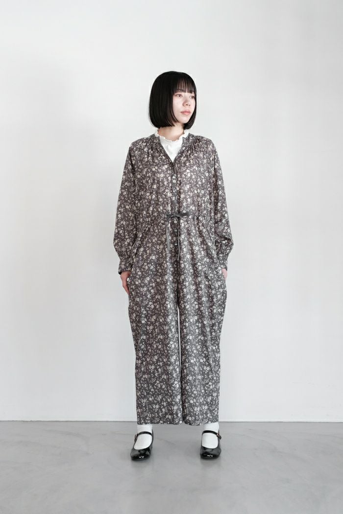Porter des boutons ポルテデブトン LIBERTY PRINTオールインワン(24AW