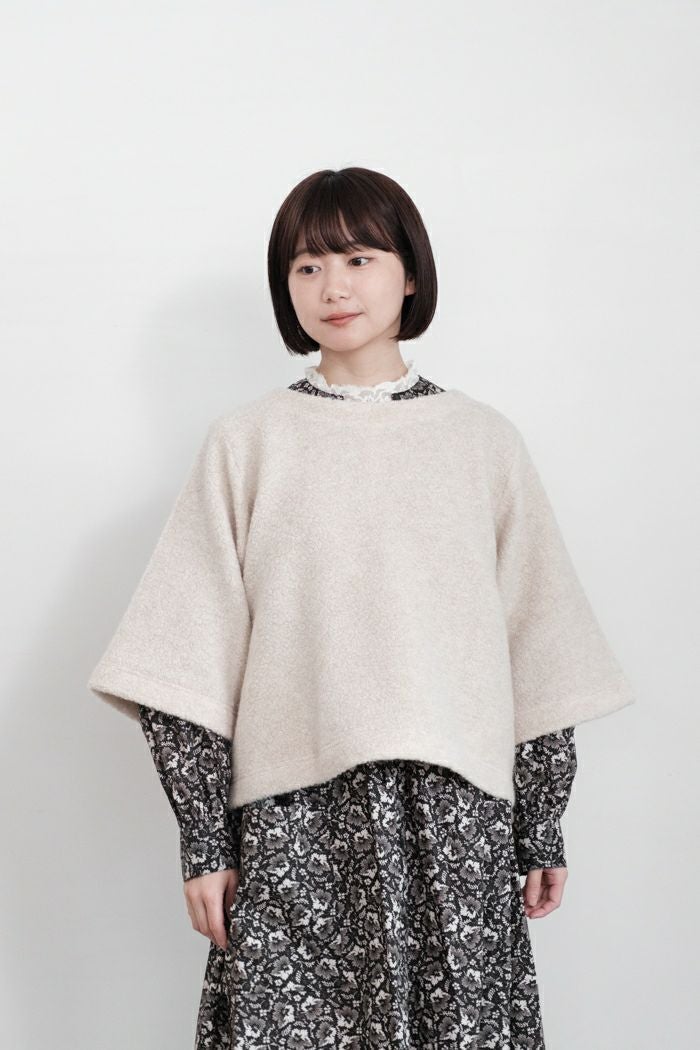 Porter des boutons ポルテデブトン 3/60強撚クロスバックフレア Porter des boutons ポルテデブトン 3/60強撚クロスバックフレア
