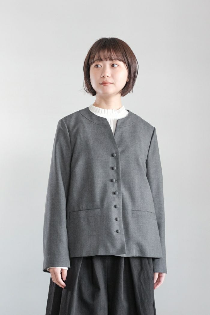 Porter des boutons ポルテデブトン バックフレアジャケット(25SS