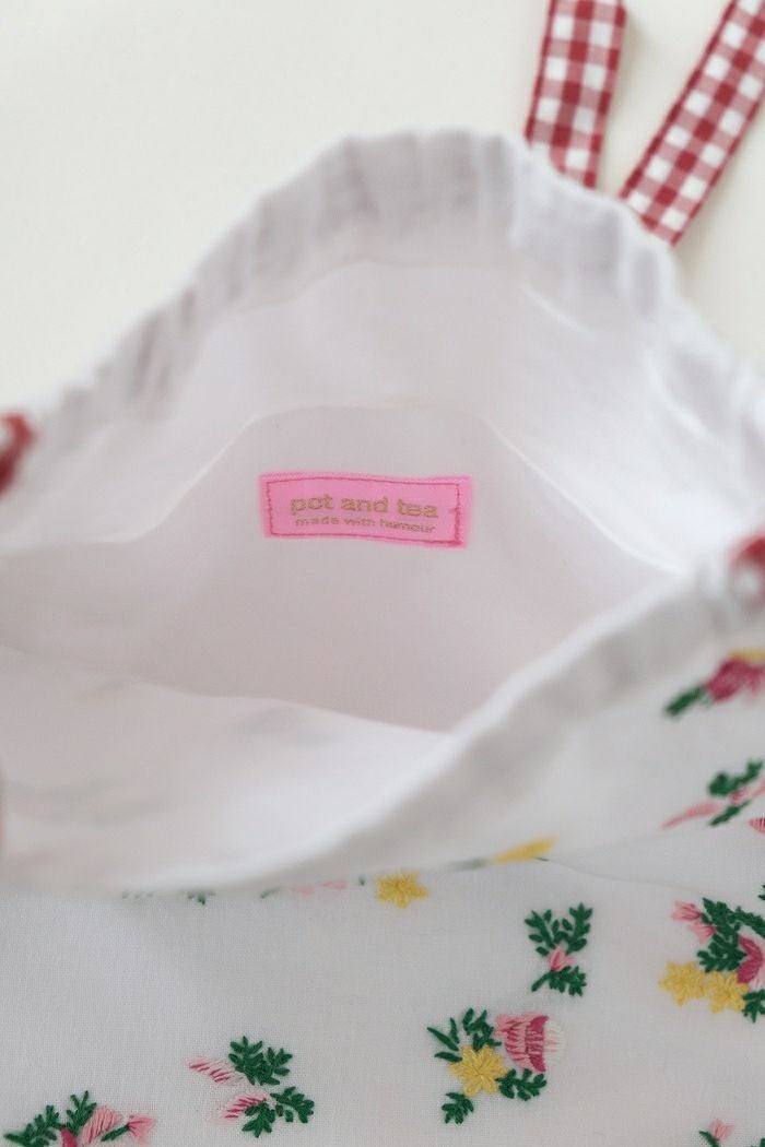 pot and tea ポットアンドティー 伝統刺繍ポシェットバッグ(basic