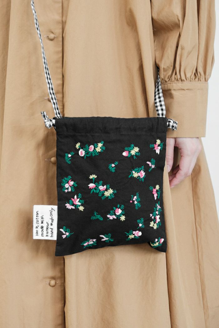pot and tea ポットアンドティー 伝統刺繍ポシェットバッグ(basic