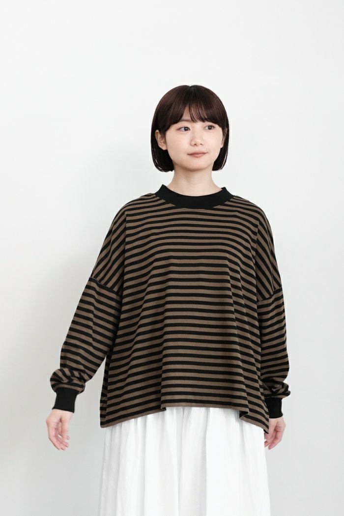 pot and tea ポットアンドティー スモックボリュームロングワンピース