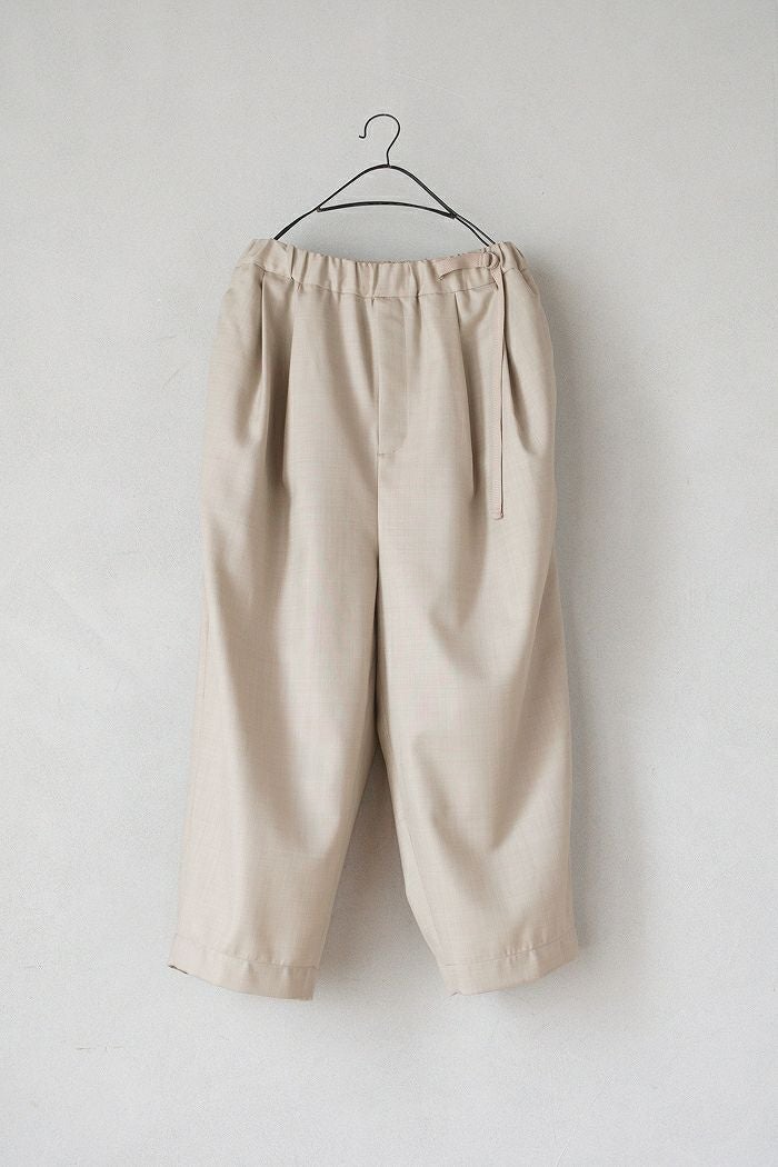 Dulcamara ドゥルカマラ よそいきタックワイドパンツ(25SS) | T.T. GARRET