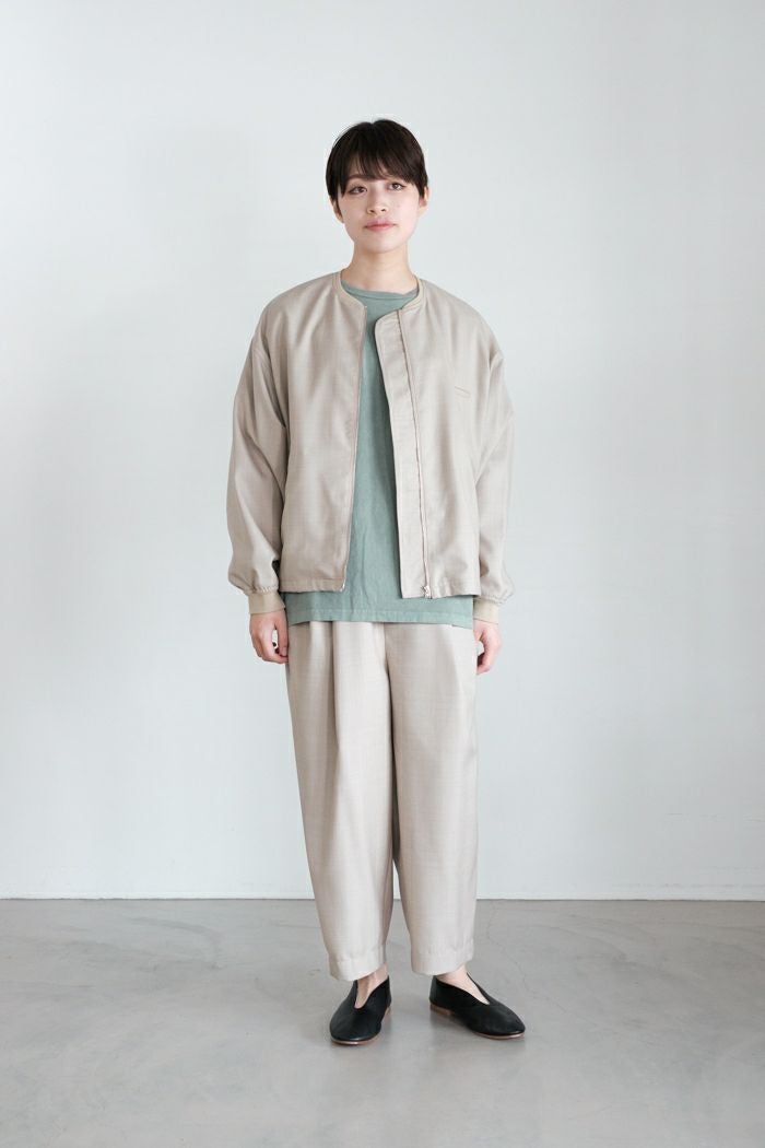 Dulcamara ドゥルカマラ よそいきバックポケットZipブルゾン(25SS