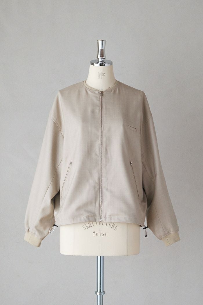 Dulcamara ドゥルカマラ よそいきバックポケットZipブルゾン(25SS