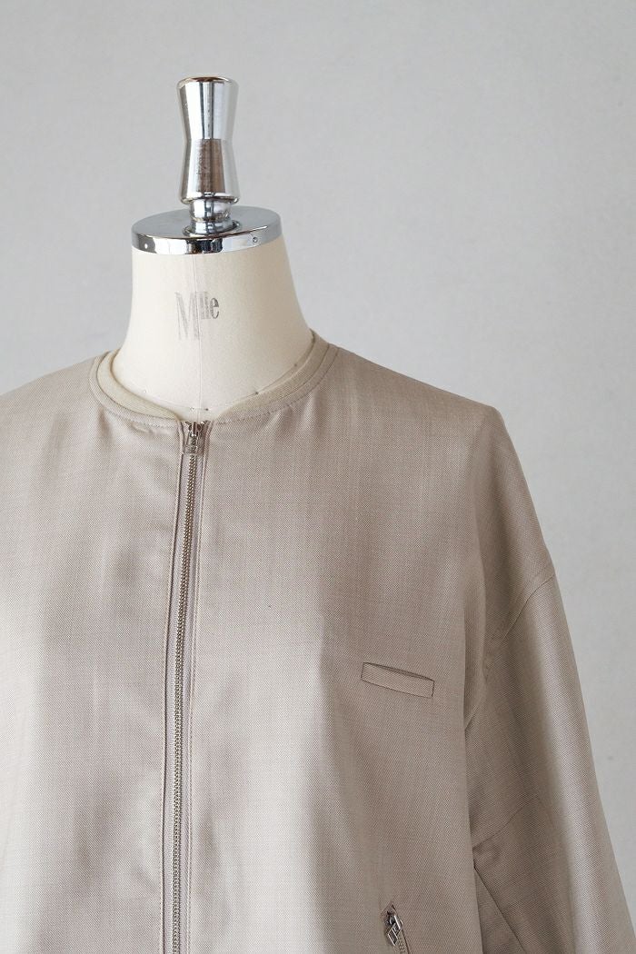 Dulcamara ドゥルカマラ よそいきバックポケットZipブルゾン(25SS