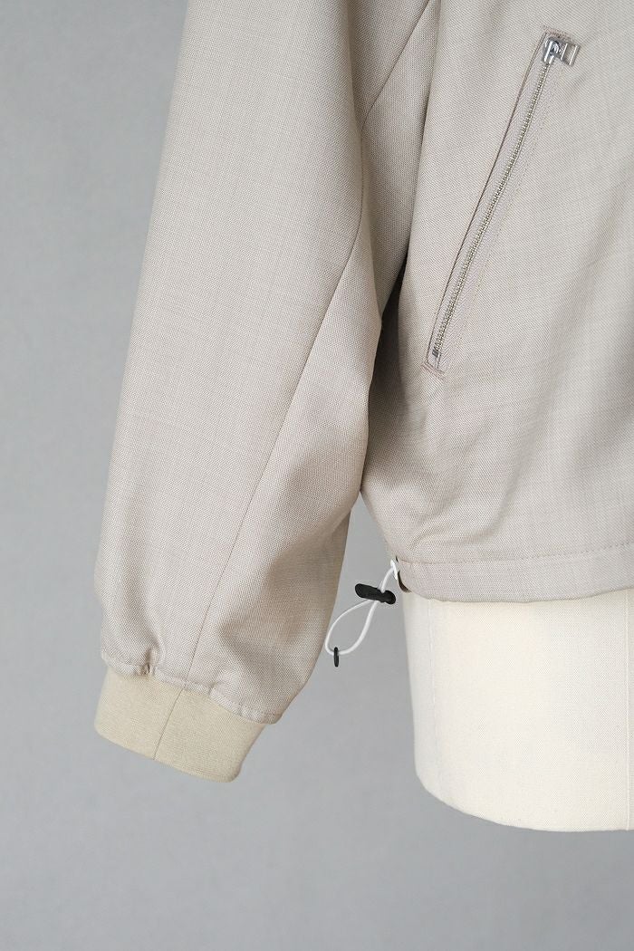 Dulcamara ドゥルカマラ よそいきバックポケットZipブルゾン(25SS