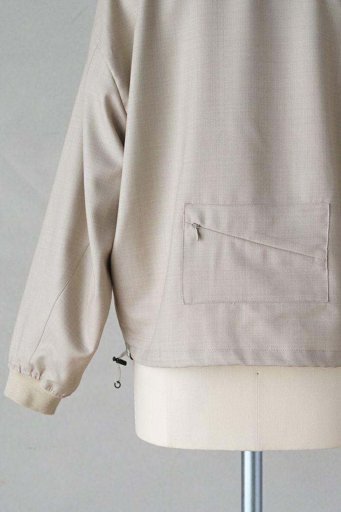 Dulcamara ドゥルカマラ よそいきバックポケットZipブルゾン(25SS