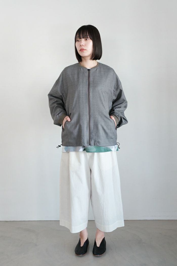 Dulcamara ドゥルカマラ よそいきバックポケットZipブルゾン(25SS 