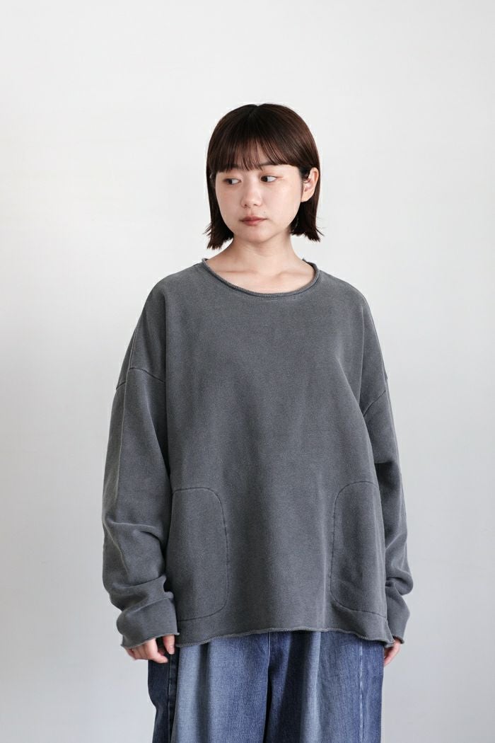 美品！ドゥルカマラ　千鳥プルオーバー Dulcamara ドゥルカマラ ピグメントSWカットオフプルオーバー(25SS
