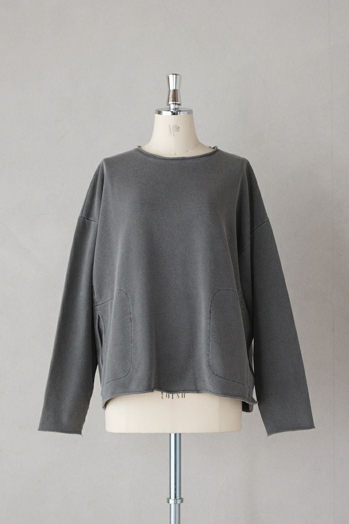 Dulcamara ドゥルカマラ ピグメントSWカットオフプルオーバー(25SS