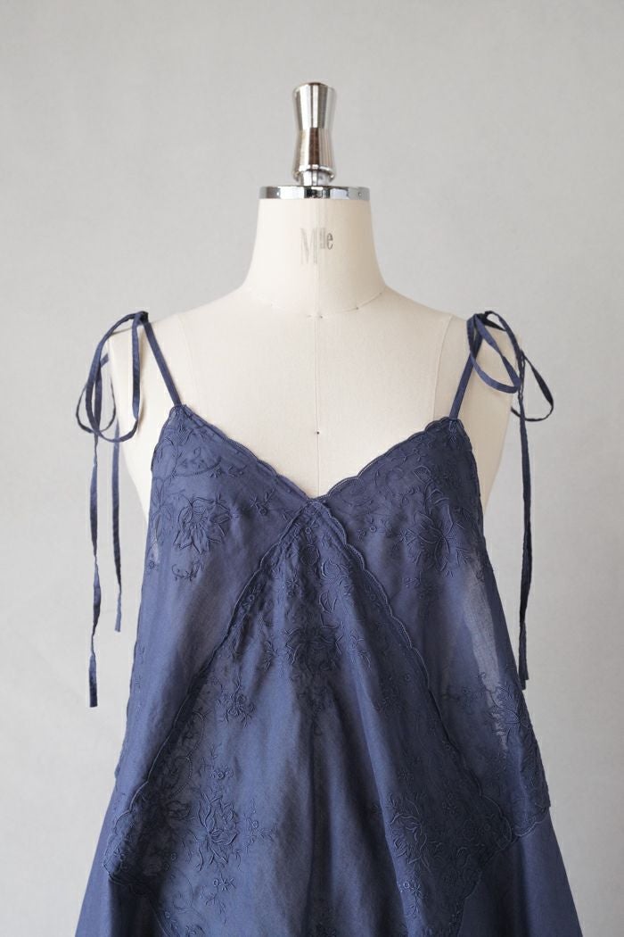 新品タグ付き Heriter スワトウハンカチーフキャミソールドレス Heriter エリテ swatow handkerchief camisole dress(25SS) | T.T. GARRET