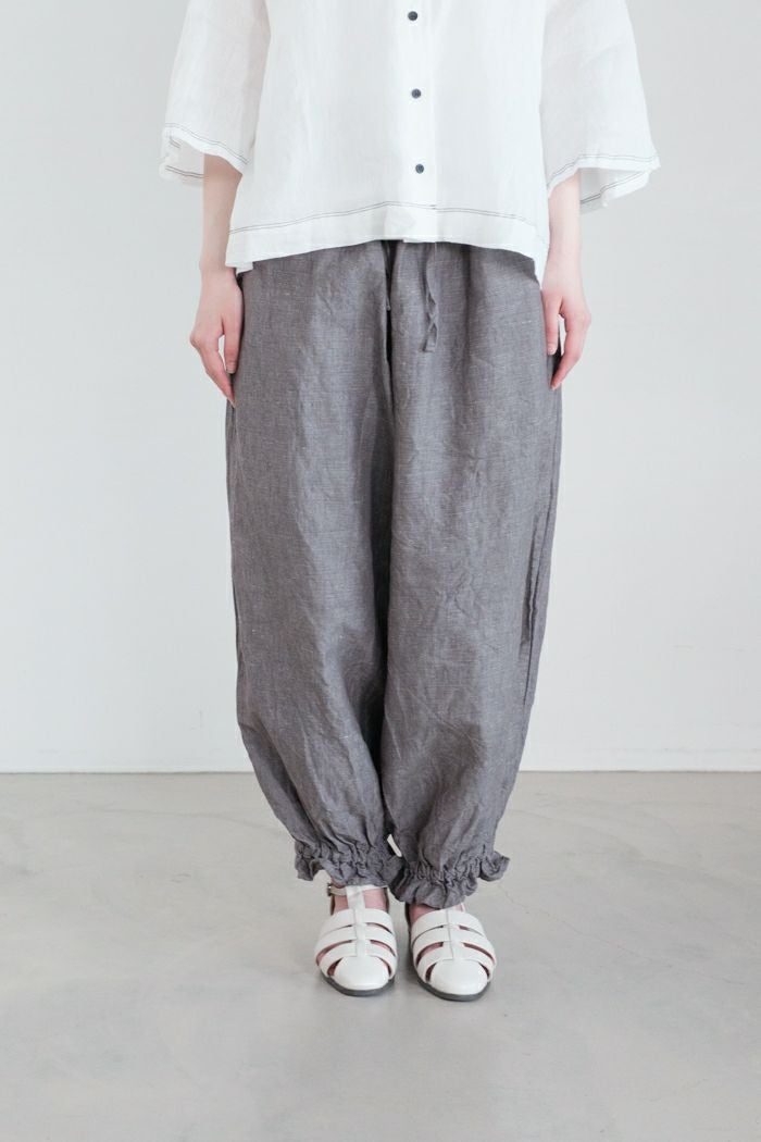 ROBE de PEAU ローブデポー アンクルTIEDパンツ(25SS) | T.T. GARRET