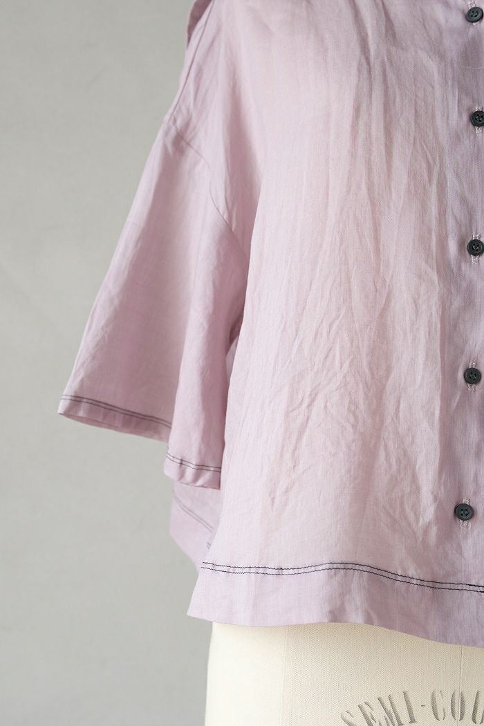 ROBE de PEAU ローブデポー グランドセーラーカラー ブラウス(25SS