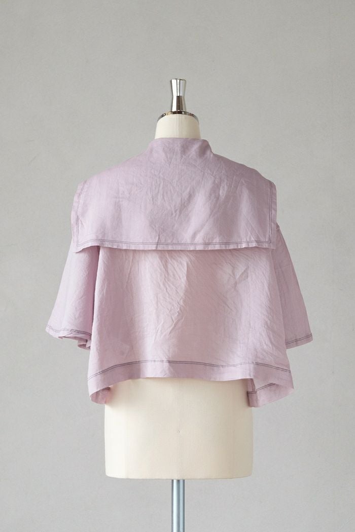 ROBE de PEAU ローブデポー グランドセーラーカラー ブラウス(25SS