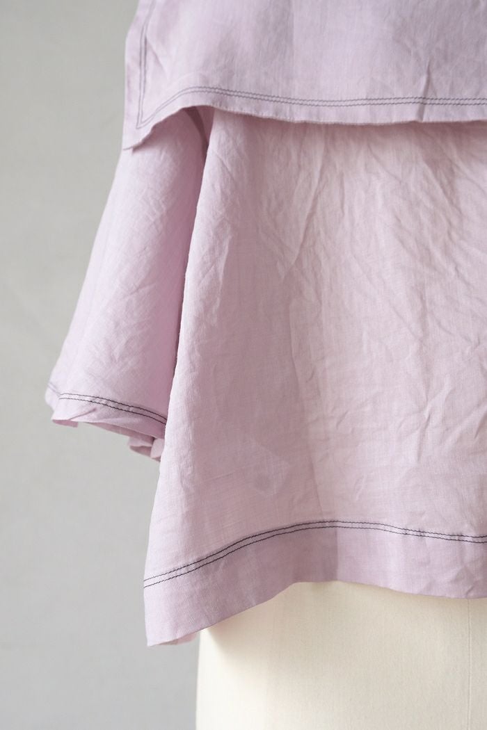 ROBE de PEAU ローブデポー グランドセーラーカラー ブラウス(25SS