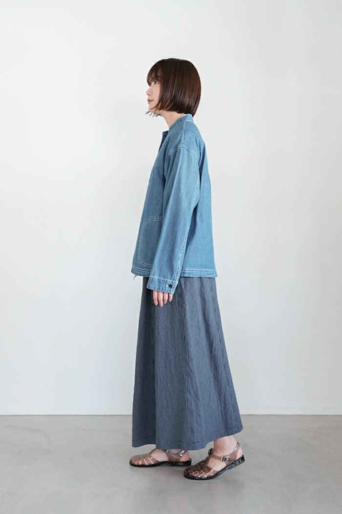 PAR ICI パーリッシィ ライトオンスデニム スタンドジャケット(25SS