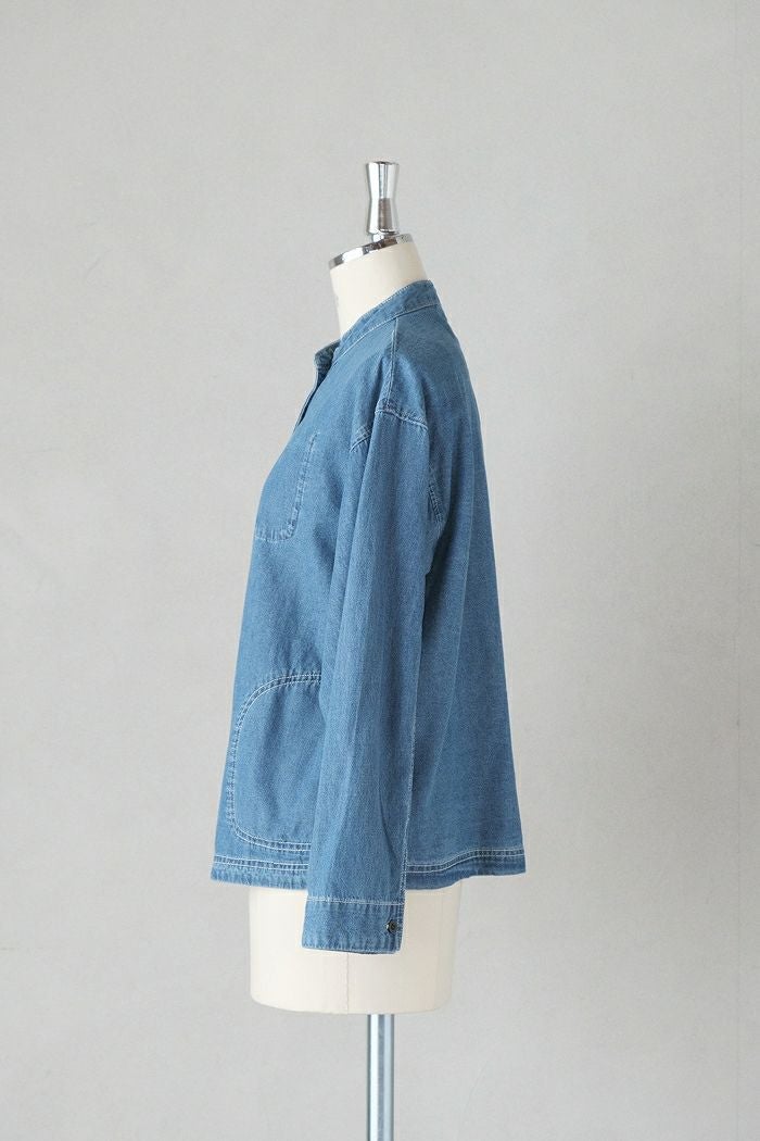 PAR ICI パーリッシィ ライトオンスデニム スタンドジャケット(25SS