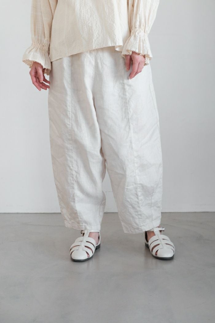 Gauze# ガーゼ ナチュラルドライリネン チャーリーパンツ(25SS) | T.T.