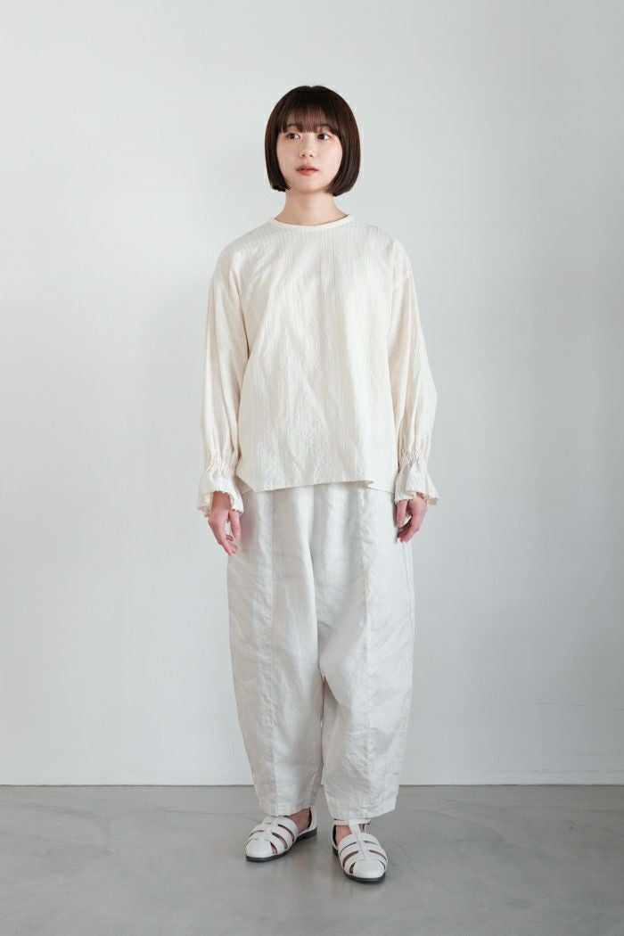 Gauze# ガーゼ ナチュラルドライリネン チャーリーパンツ(25SS) | T.T.