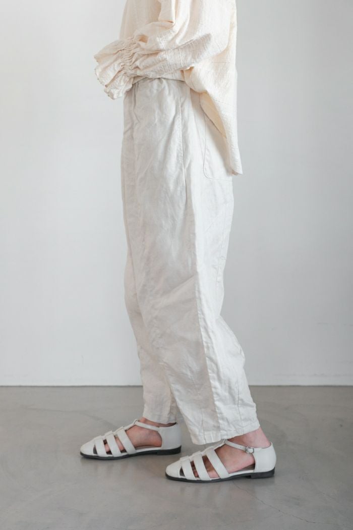 Gauze# ガーゼ ナチュラルドライリネン チャーリーパンツ(25SS) | T.T.