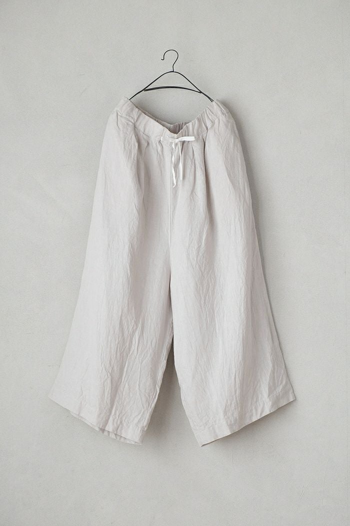 Gauze# ガーゼ ナチュラルドライリネン新ルーミーパンツ(25SS) | T.T.