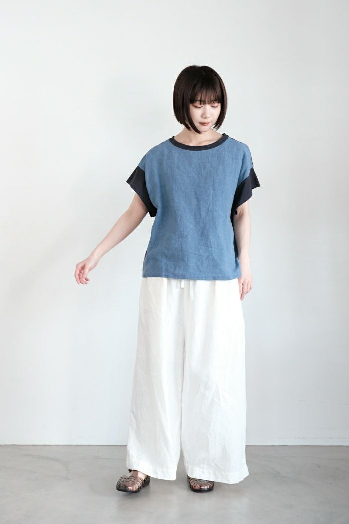 Gauze# ガーゼ ナチュラルドライリネン新ルーミーパンツ(25SS) | T.T.