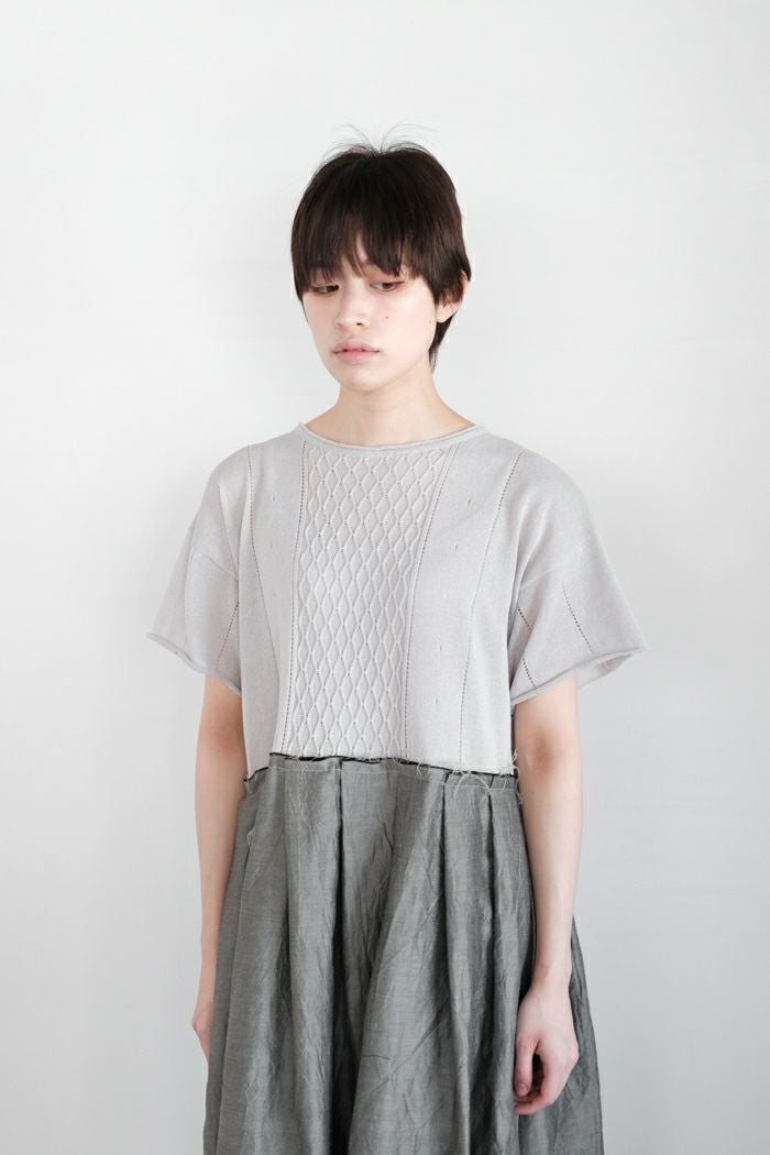 GASA* ガサ 日記を綴る ニットコンビワンピース(25SS) | T.T. GARRET