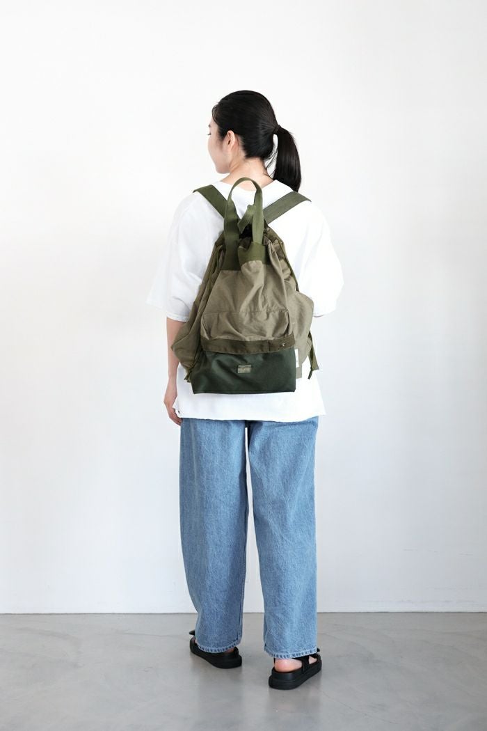 ARTE POVERA アルテポーヴェラ オランダシェラフ染 RE-巾着リュック