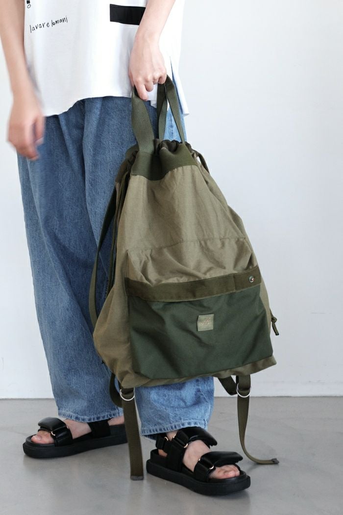 ARTE POVERA アルテポーヴェラ オランダシェラフ染 RE-巾着リュック