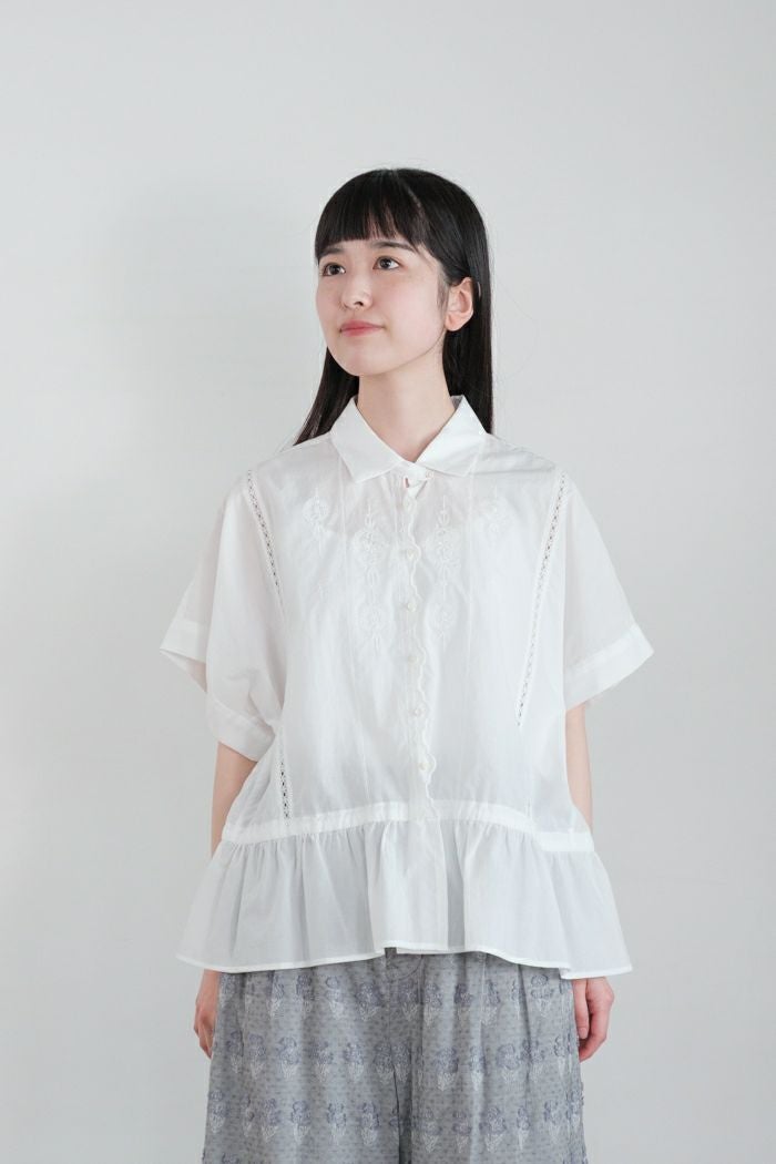 NATIVE VILLAGE ブラウスシャツショートスリーブ25SS