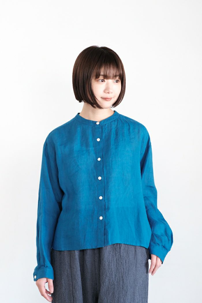 bulle de savon ビュルデサボン Ramie shortブラウス(25SS) | T.T. GARRET