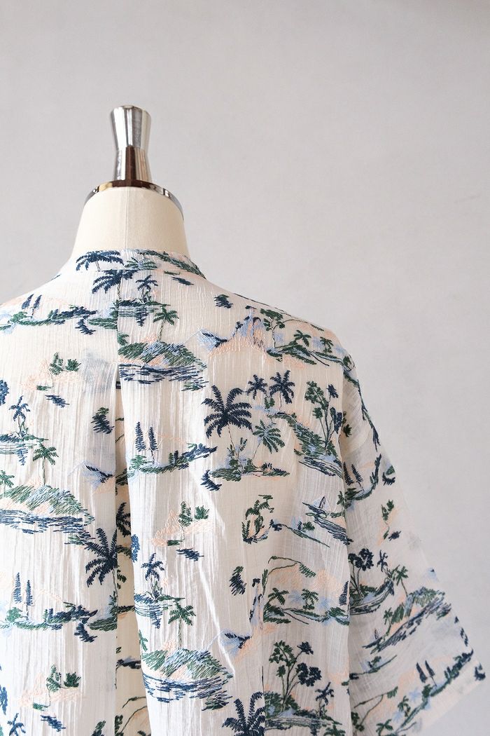 yuni ユニ Island embroidely ショートシャツ(25SS) | T.T. GARRET