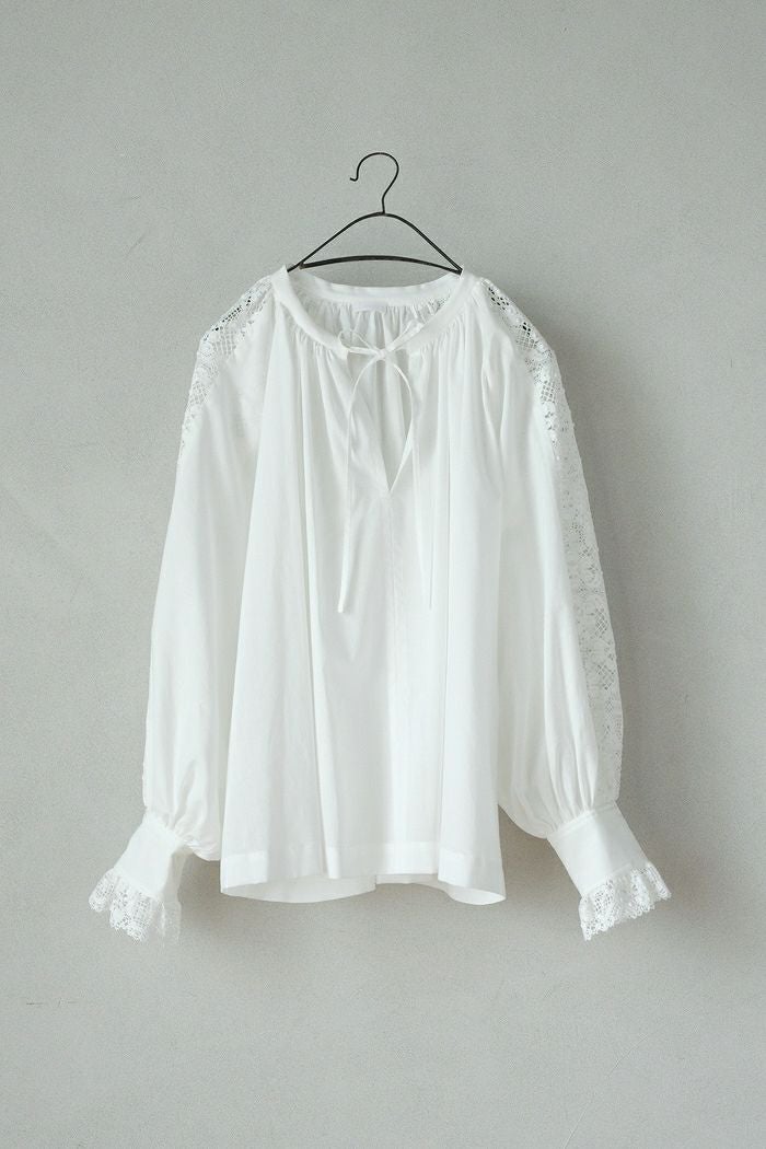 Heriter エリテ cluny lace blouse(25SS) | T.T. GARRET