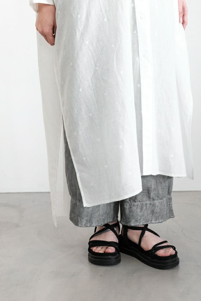 quitan キタン JAMDANI KHADI AO DAÏ LONG SHIRT (25SS) | T.T.