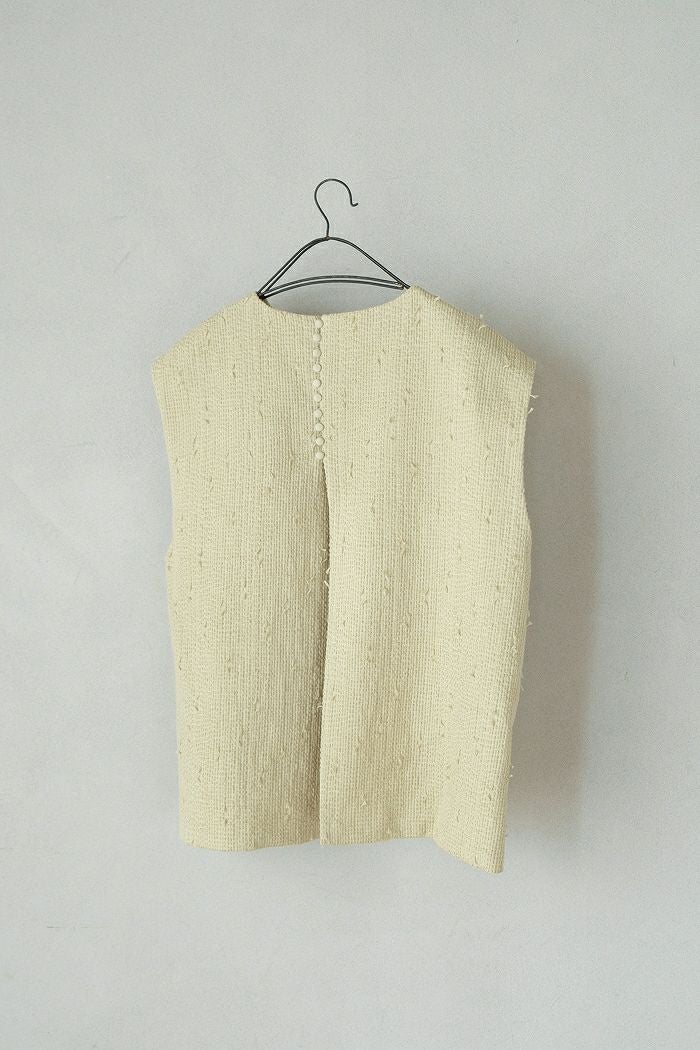 qiri ベスト qiri キリ sashiko jacquard ベスト(25SS) | T.T. GARRET