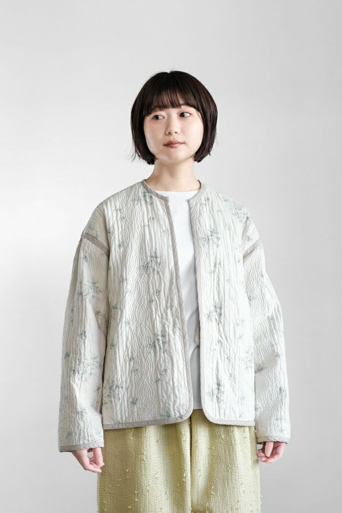 qiri キリ flower quilt jacquard ジャケット(25SS) | T.T. GARRET