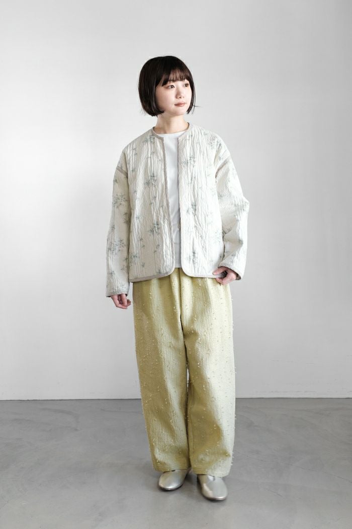 qiri キリ flower quilt jacquard ジャケット(25SS) | T.T. GARRET