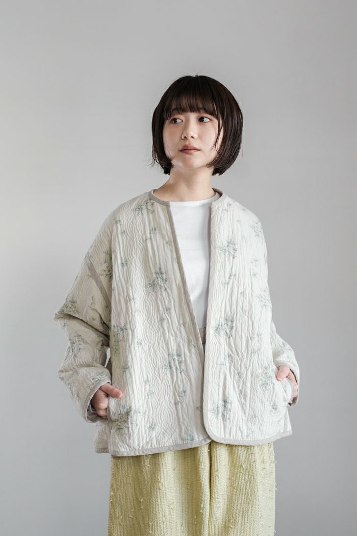 qiri キリ flower quilt jacquard ジャケット(25SS) | T.T. GARRET