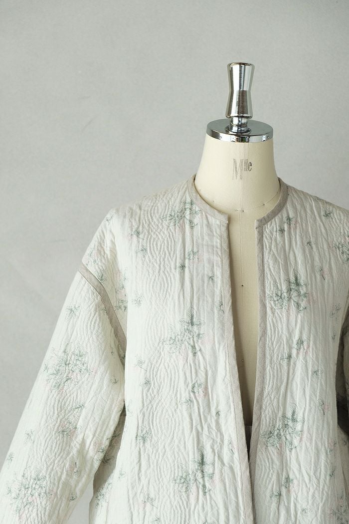 qiri キリ flower quilt jacquard ジャケット(25SS) | T.T. GARRET