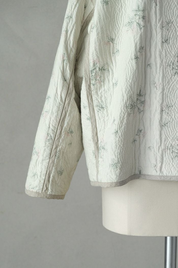 qiri キリ flower quilt jacquard ジャケット(25SS) | T.T. GARRET