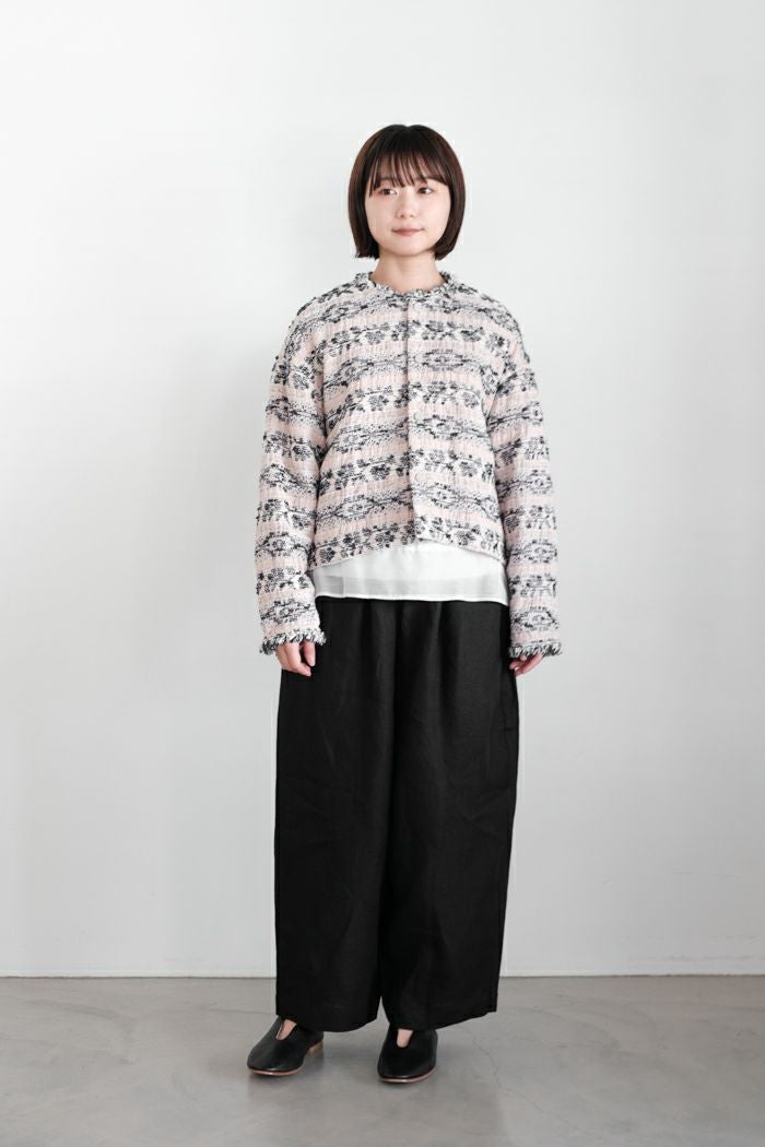 qiri キリ mix yarn jacquard ジャケット(25SS) | T.T. GARRET