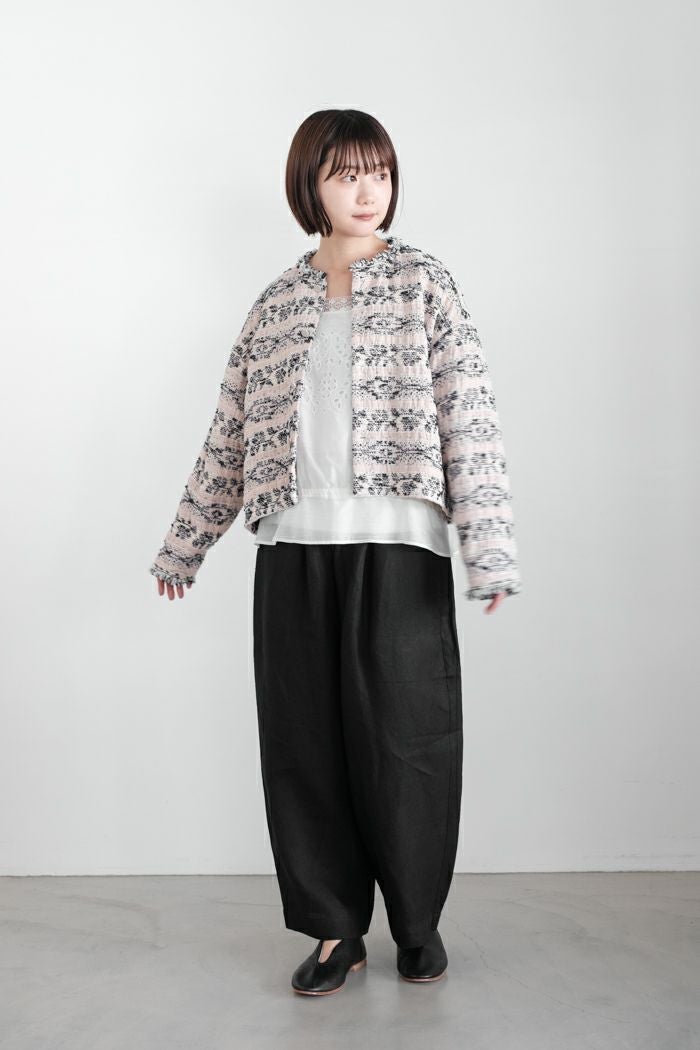 qiri キリ mix yarn jacquard ジャケット(25SS) | T.T. GARRET