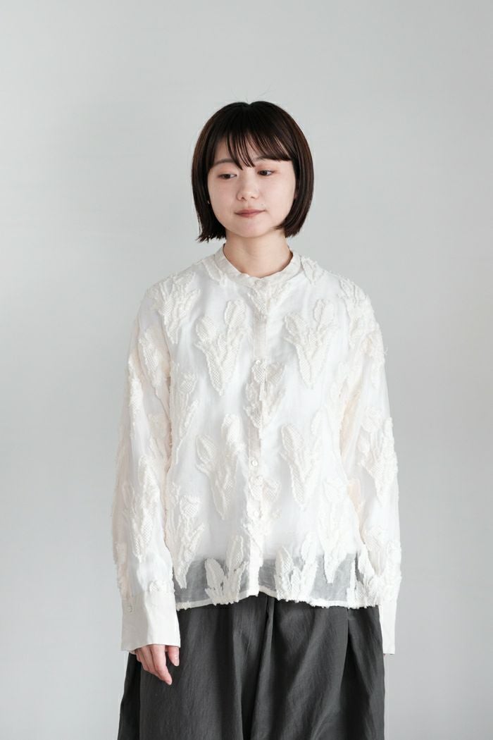 qiri キリ tulip lace jacquard ブラウス(25SS) | T.T. GARRET