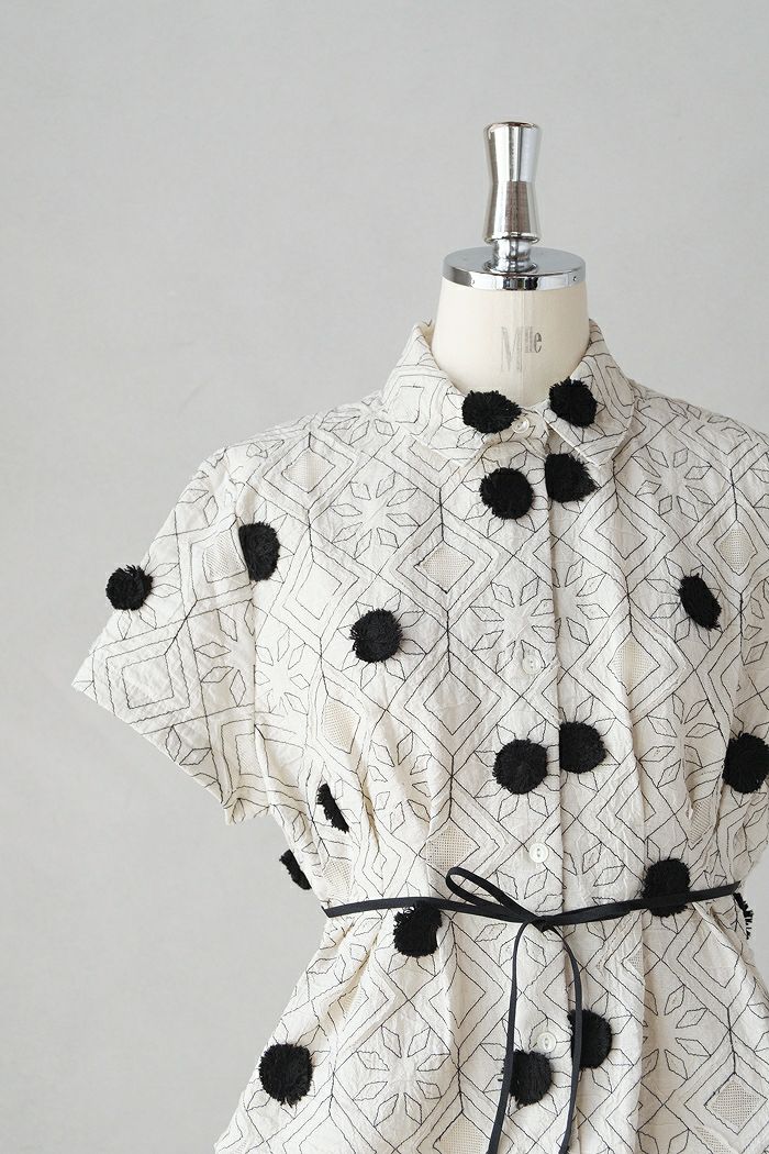 ASEEDONCLOUD アシードンクラウド ブラウス ASEEDONCLOUD アシードンクラウド garden instrumentalist blouse(25SS