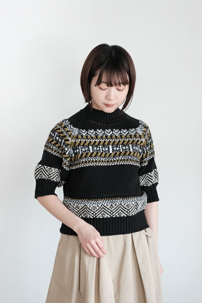 ASEEDONCLOUD アシードンクラウド family traditions knit tops(25SS