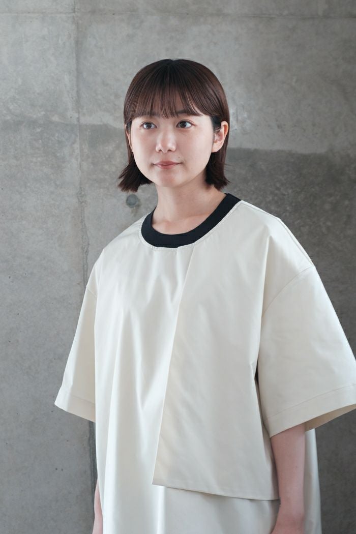 CULLNI クルニ High Count Stretch Twill Asymmetrical Pullover(25SS