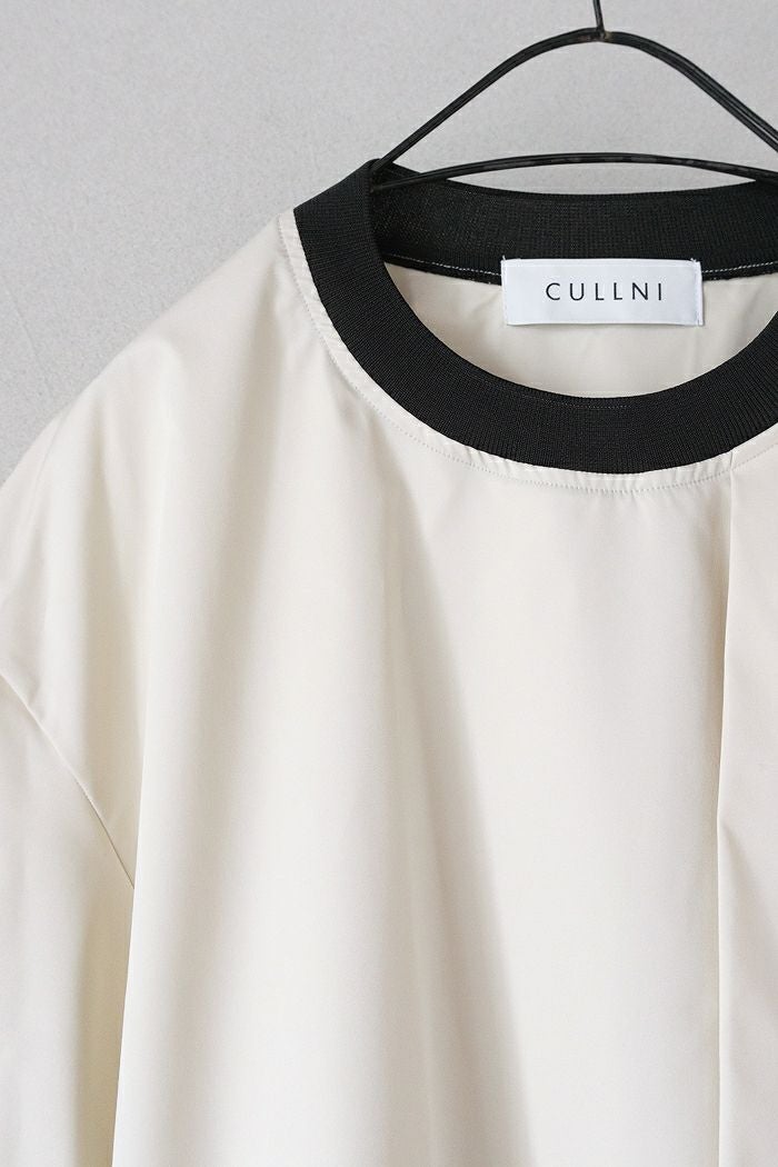CULLNI クルニ High Count Stretch Twill Asymmetrical Pullover(25SS